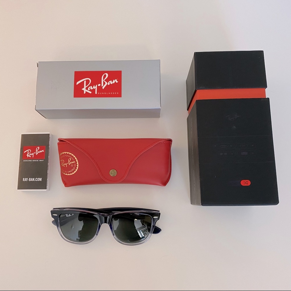 Ray-Ban Custom Original Wayfarer Polarized Sunglasses RB2140 54-18